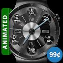 Brushed Metal HD Watch Face &