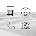 Lines Dark - Icon Pack